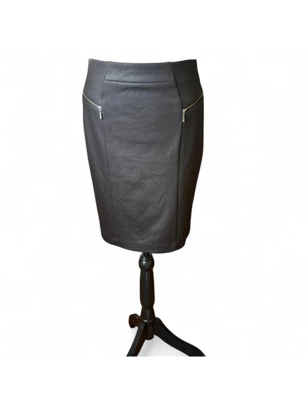 The Limited Black leather look  pencil skirt Size: S #fun #pencilskirt #goth